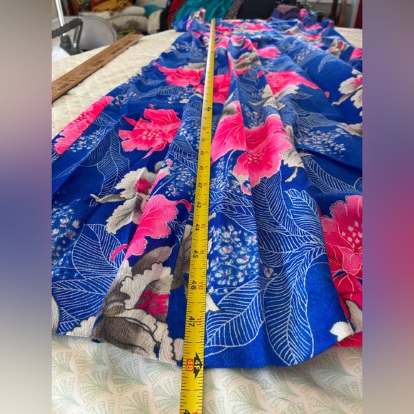 Vintage 70s Hukilau Fashions Medium Hawaiian Maxi MuuMuu Dress - Picture 10 of 10